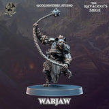 Gnoll Warjaws Miniature | Gnoll B - Tabletop RPG & D&D miniature. Perfect for wargaming & collectors
