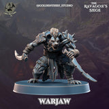 Gnoll Warjaws Miniature | Gnoll C - Tabletop RPG & D&D miniature. Perfect for wargaming & collectors