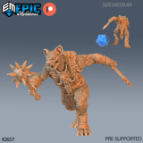 Gnoll hyena Miniature | B - Tabletop RPG & D&D miniature. Perfect for wargaming & collectors
