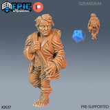 Gnome Farmer Miniature | D - Tabletop RPG & D&D miniature. Perfect for wargaming & collectors