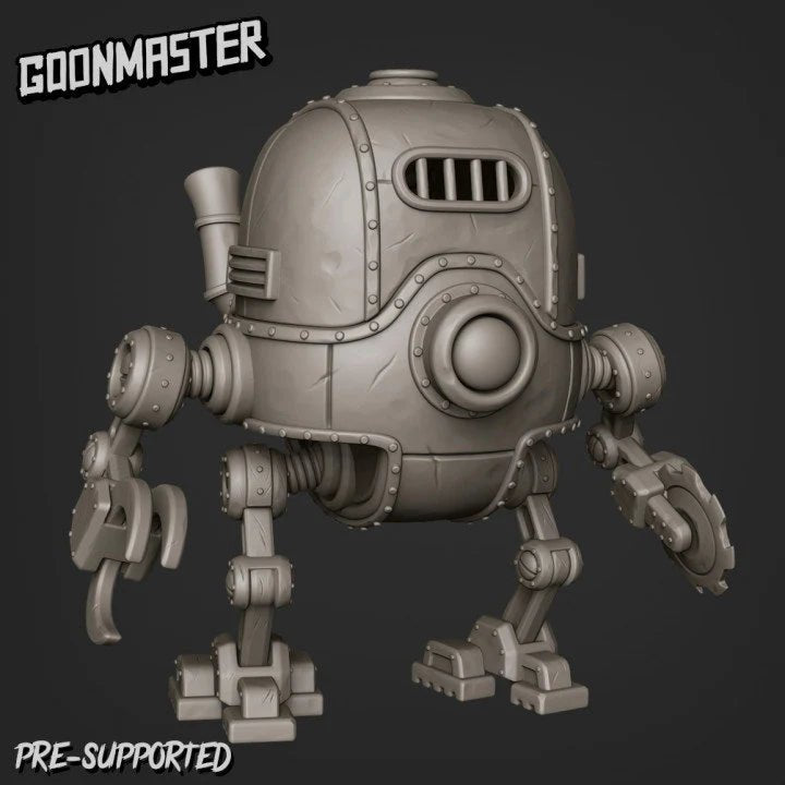 Gnome Machines team Miniature | B - Tabletop RPG & D&D miniature. Perfect for wargaming & collectors