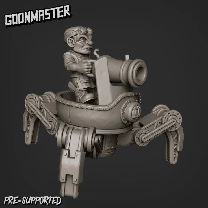Gnome Machines team Miniature | C - Tabletop RPG & D&D miniature. Perfect for wargaming & collectors