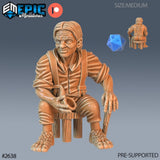 Gnome Npc Miniature | A - Tabletop RPG & D&D miniature. Perfect for wargaming & collectors