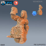 Gnome Npc Miniature | B - Tabletop RPG & D&D miniature. Perfect for wargaming & collectors