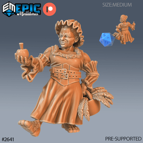 Gnome Npc Miniature | D - Tabletop RPG & D&D miniature. Perfect for wargaming & collectors