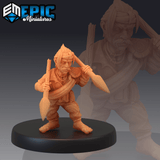 Gnome Pirates Miniature | C - Tabletop RPG & D&D miniature. Perfect for wargaming & collectors