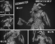 Goat Folk Axemen Miniature | Set of 5 - Tabletop RPG & D&D miniature. Perfect for wargaming & collectors