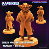Goblin Awaken Miniature | E - Tabletop RPG & D&D miniature. Perfect for wargaming & collectors