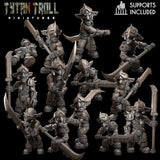 Goblin Battle Horde Miniature | Full Set All Models - Tabletop RPG & D&D miniature. Perfect for wargaming & collectors