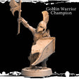 Goblin Champions Miniature | Goblin Warrior - Tabletop RPG & D&D miniature. Perfect for wargaming & collectors