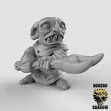 Goblin Fork Miniature | A - Tabletop RPG & D&D miniature. Perfect for wargaming & collectors