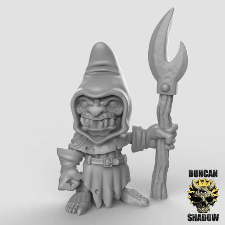 Goblin Fork Miniature | B - Tabletop RPG & D&D miniature. Perfect for wargaming & collectors