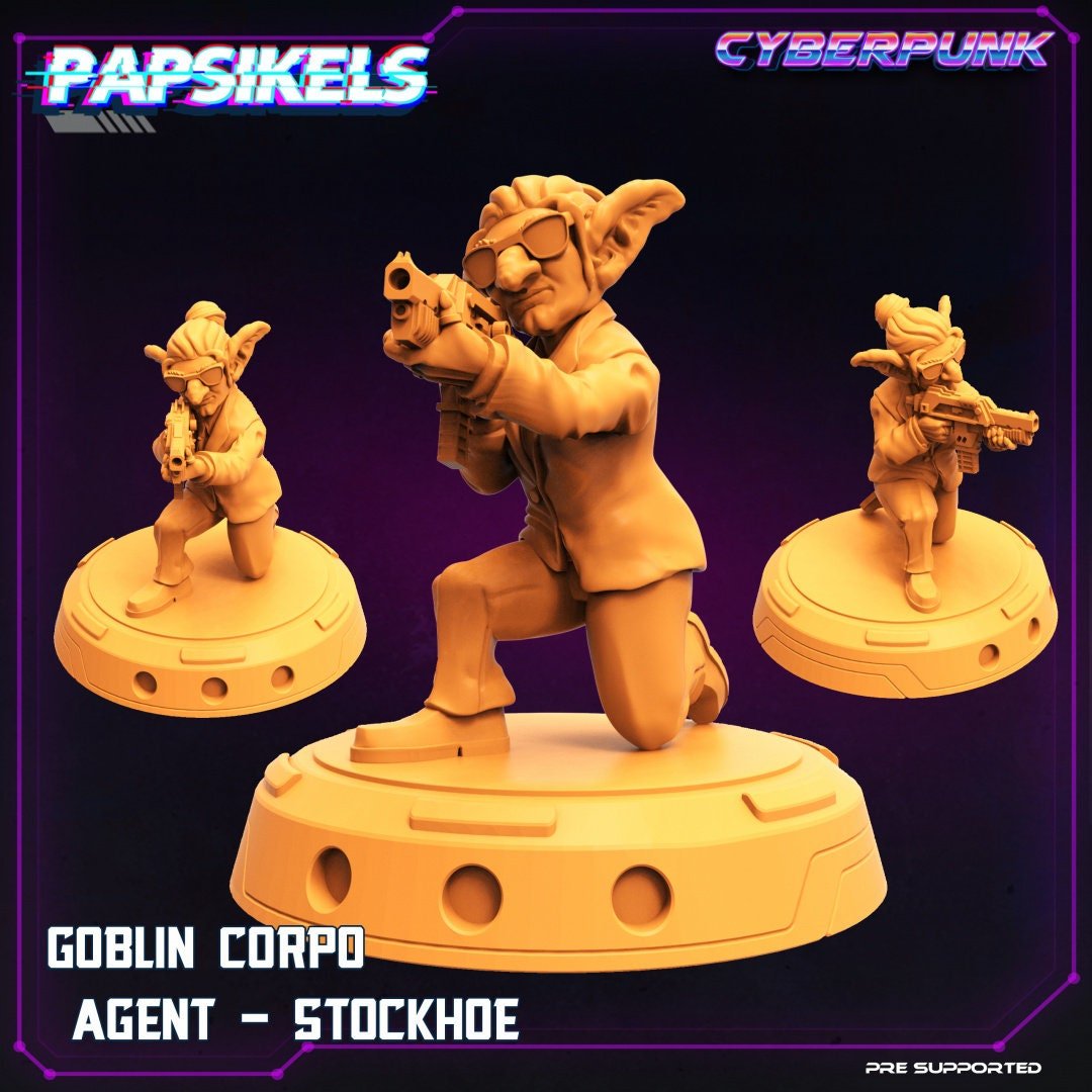 Goblin Heist Miniature | Stockhoe - Tabletop RPG & D&D miniature. Perfect for wargaming & collectors