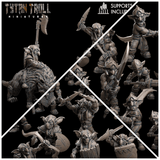 Goblin Horde Miniature | Full Set All Models - Tabletop RPG & D&D miniature. Perfect for wargaming & collectors