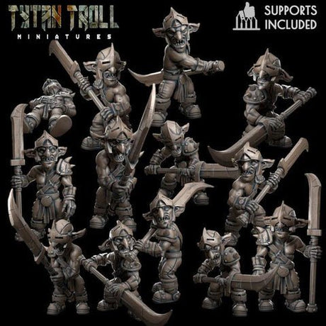 Goblin Horde Miniature - Full Set All Models - 28mm