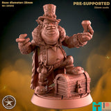 Goblin Merchant Miniature | B - Tabletop RPG & D&D miniature. Perfect for wargaming & collectors
