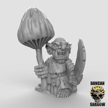 Goblin Wild Shamans Miniature | C - Tabletop RPG & D&D miniature. Perfect for wargaming & collectors