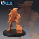 Goblin Pirates Miniature | B - Tabletop RPG & D&D miniature. Perfect for wargaming & collectors