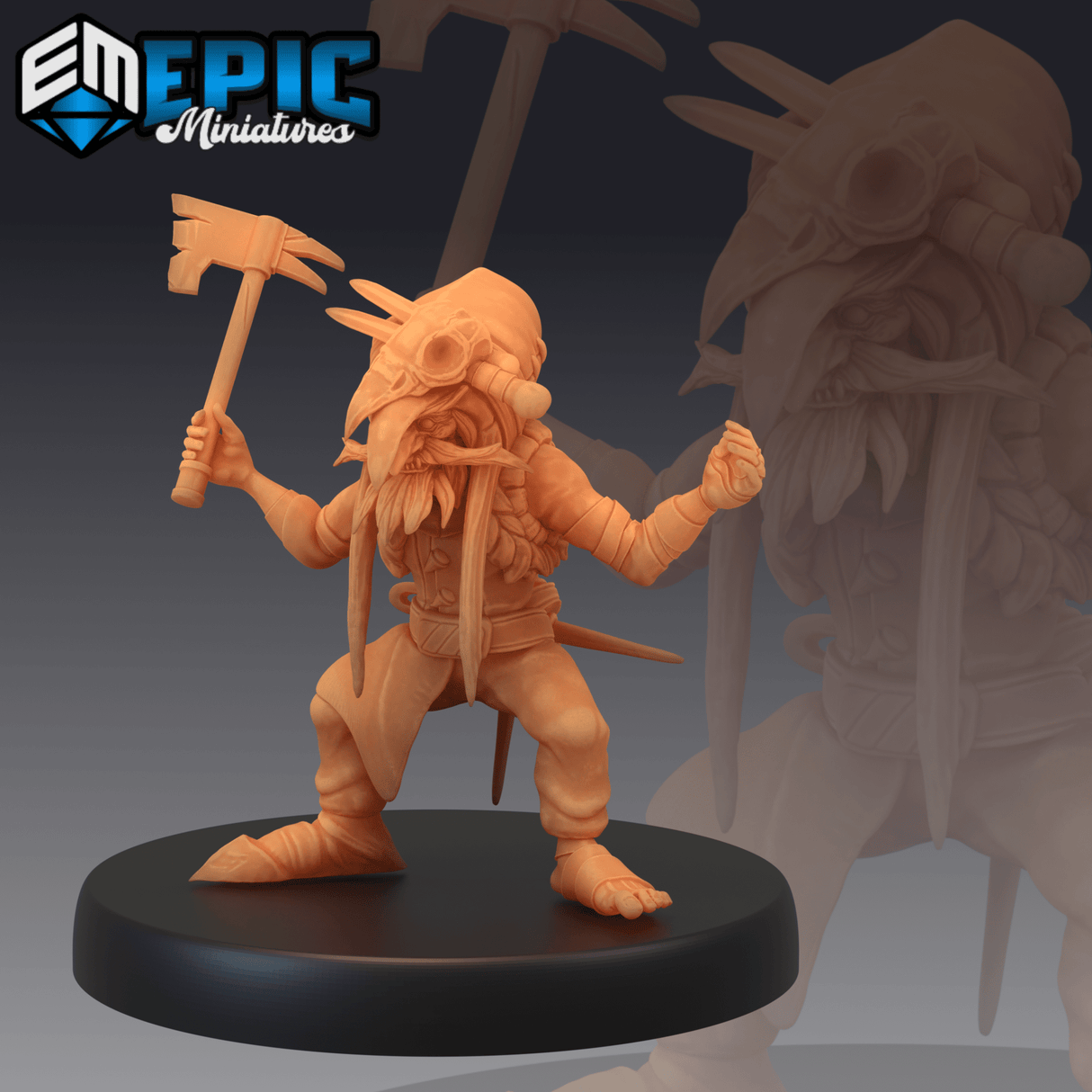 Goblin redcap Pirates Miniature | C - Tabletop RPG & D&D miniature. Perfect for wargaming & collectors
