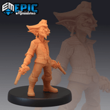 Goblin Pirates Miniature | C - Tabletop RPG & D&D miniature. Perfect for wargaming & collectors