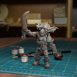 Goblin Raiders Miniature | E - Tabletop RPG & D&D miniature. Perfect for wargaming & collectors