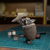 Goblin Raiders Miniature | H - Tabletop RPG & D&D miniature. Perfect for wargaming & collectors