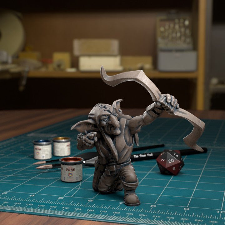 Goblin Raiders Miniature | J - Tabletop RPG & D&D miniature. Perfect for wargaming & collectors