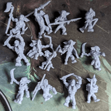 Goblin Raiders Miniature | Set of 12 - Tabletop RPG & D&D miniature. Perfect for wargaming & collectors