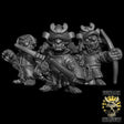Goblin Samurai with Bows Miniature | Set of 3 - Tabletop RPG & D&D miniature. Perfect for wargaming & collectors