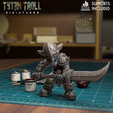 Goblin Spearmen Miniature | C - Tabletop RPG & D&D miniature. Perfect for wargaming & collectors