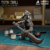 Goblin Spearmen Miniature | D - Tabletop RPG & D&D miniature. Perfect for wargaming & collectors