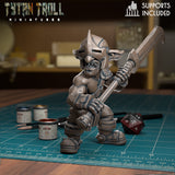 Goblin Spearmen Miniature | J - Tabletop RPG & D&D miniature. Perfect for wargaming & collectors