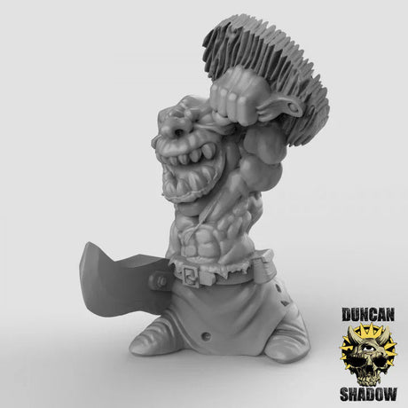 Goblin Sword and Shield Miniature | B - Tabletop RPG & D&D miniature. Perfect for wargaming & collectors