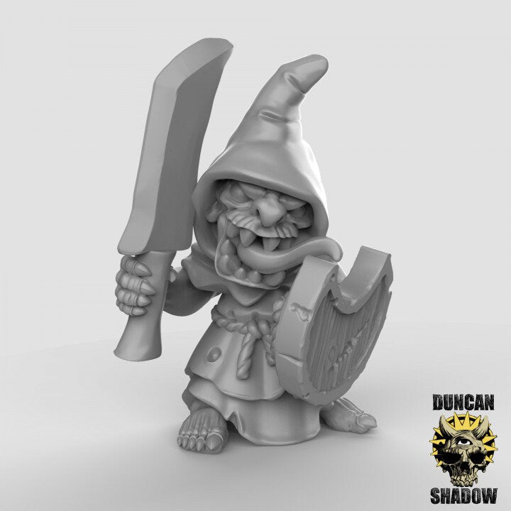 Goblin Swordmen Miniature - A - 32mm