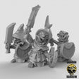 Goblin Swordmen Miniature | Set of 3 - Tabletop RPG & D&D miniature. Perfect for wargaming & collectors