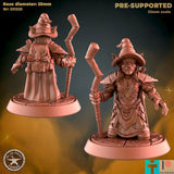Goblin Warlock Wizard Miniature | A - Tabletop RPG & D&D miniature. Perfect for wargaming & collectors