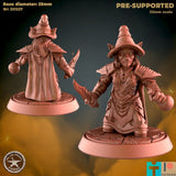 Goblin Warlock Wizard Miniature | B - Tabletop RPG & D&D miniature. Perfect for wargaming & collectors