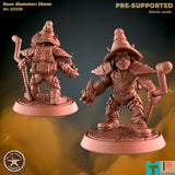 Goblin Warlock Wizard Miniature | D - Tabletop RPG & D&D miniature. Perfect for wargaming & collectors
