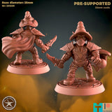 Goblin Warlock Wizard Miniature | E - Tabletop RPG & D&D miniature. Perfect for wargaming & collectors