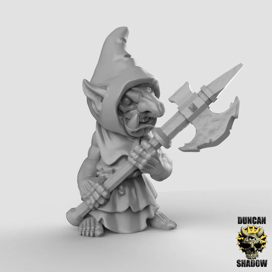 Goblin Warlocks Miniature | A - Tabletop RPG & D&D miniature. Perfect for wargaming & collectors