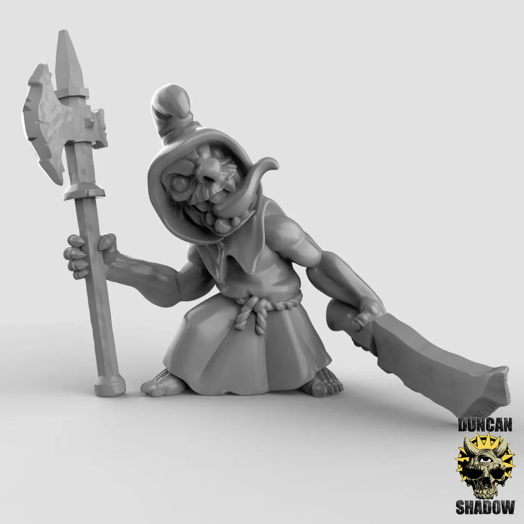 Goblin Warlocks Miniature | B - Tabletop RPG & D&D miniature. Perfect for wargaming & collectors