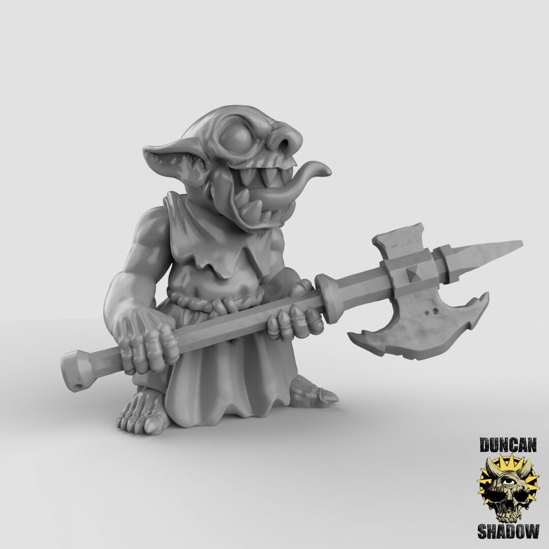 Goblin Warlocks Miniature | C - Tabletop RPG & D&D miniature. Perfect for wargaming & collectors