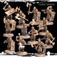 Goblin Warrior Bundle Miniature | Full Set All Models - Tabletop RPG & D&D miniature. Perfect for wargaming & collectors