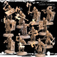 Goblin Warrior Bundle Miniature | Goblin Warrior A - Tabletop RPG & D&D miniature. Perfect for wargaming & collectors