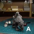 Goblin Wolf Riders Miniature | Wolf Rider A - Tabletop RPG & D&D miniature. Perfect for wargaming & collectors
