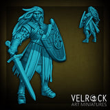 Gothic Adventure Hero Player Miniature | D - Tabletop RPG & D&D miniature. Perfect for wargaming & collectors