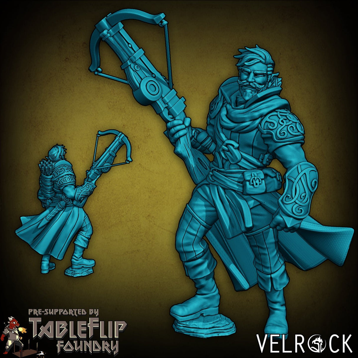 Gothic Heroes Set Miniature | B - Tabletop RPG & D&D miniature. Perfect for wargaming & collectors