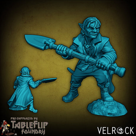 Gothic Heroes Set Miniature | E - Tabletop RPG & D&D miniature. Perfect for wargaming & collectors
