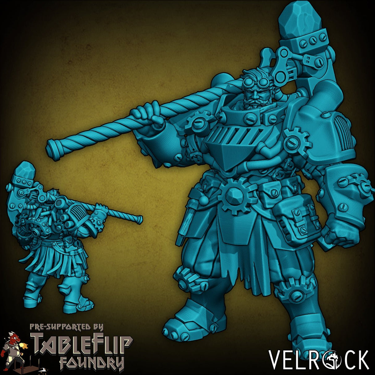 Gothic Industrialist NPC Miniature | B - Tabletop RPG & D&D miniature. Perfect for wargaming & collectors