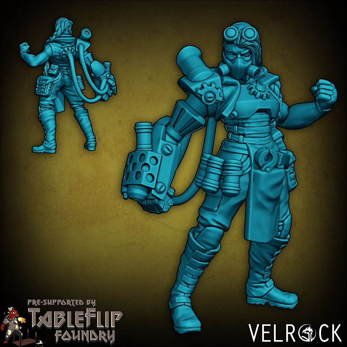 Gothic Industrialist NPC Miniature | C - Tabletop RPG & D&D miniature. Perfect for wargaming & collectors